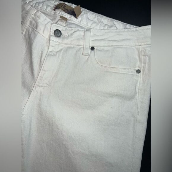 Paige Skyline Ankle Peg Jeans in White Size 30 EUC - Picture 5 of 12